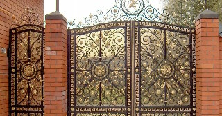 Купить кованые ворота Богородицк, цена от 4172 руб.