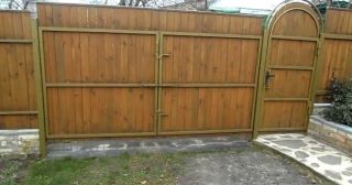 Купить распашные ворота деревянные Богородицк, цена от 2799 руб.